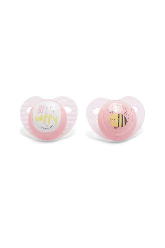 Mc 0-6M Ortho Soother Girl 2Pk