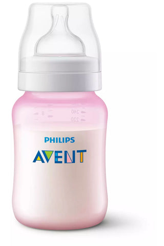 Philips Avent - Classic Plus Pp Bottle 260Ml Pk2(Pink)