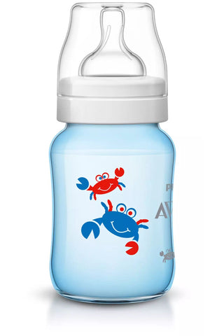 Philips Avent - Classic+Pp Deco  Bottle 260Ml Pk1 Blue.