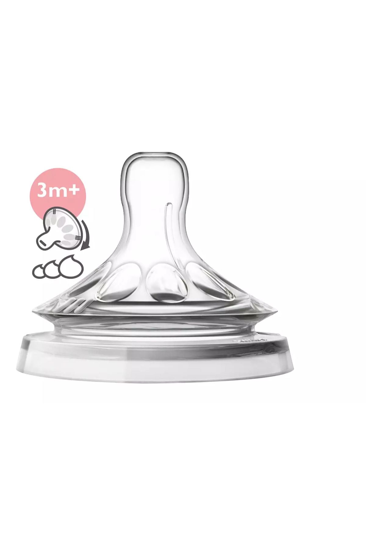 philips avent - natural ii teat 3m+ / variable pk2 - philips avent - natural ii teat 3m+ / variable pk2 - Cotton Candy™ Pakistan