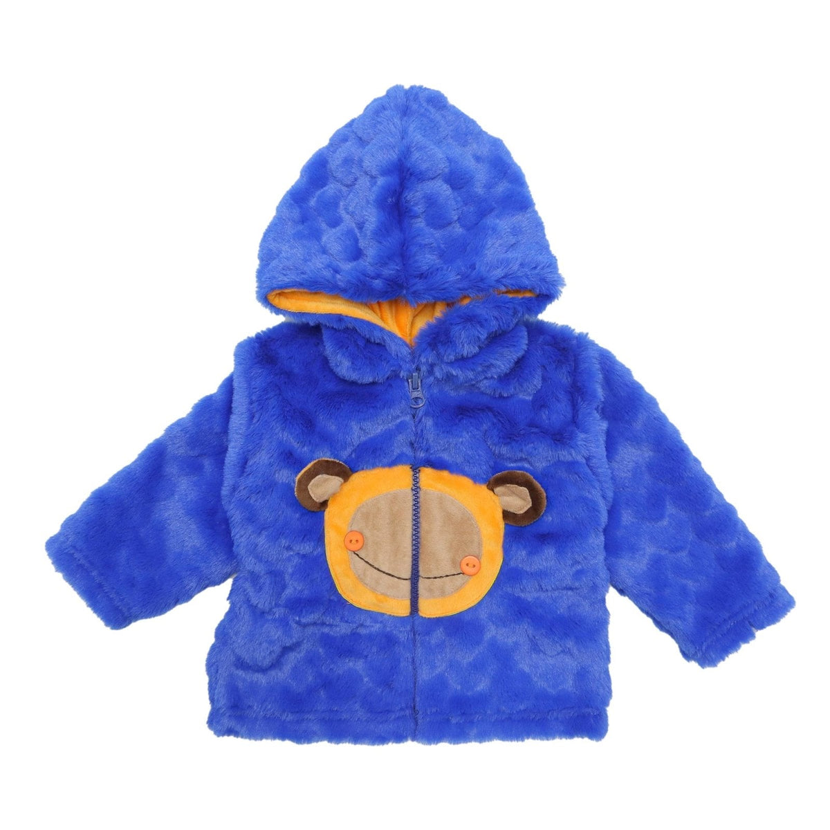 Shenyl Fur Hooded Jacket Cute Animal Character | Little Darling - Zubaidas Mothershop