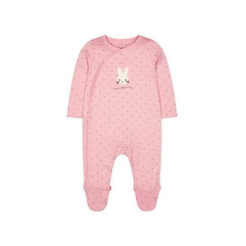 Sleep Suit-Newborn-Pink