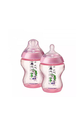 Tt - Pink 2Pk Close To Nature Tinted Bottle 260Ml/9Oz