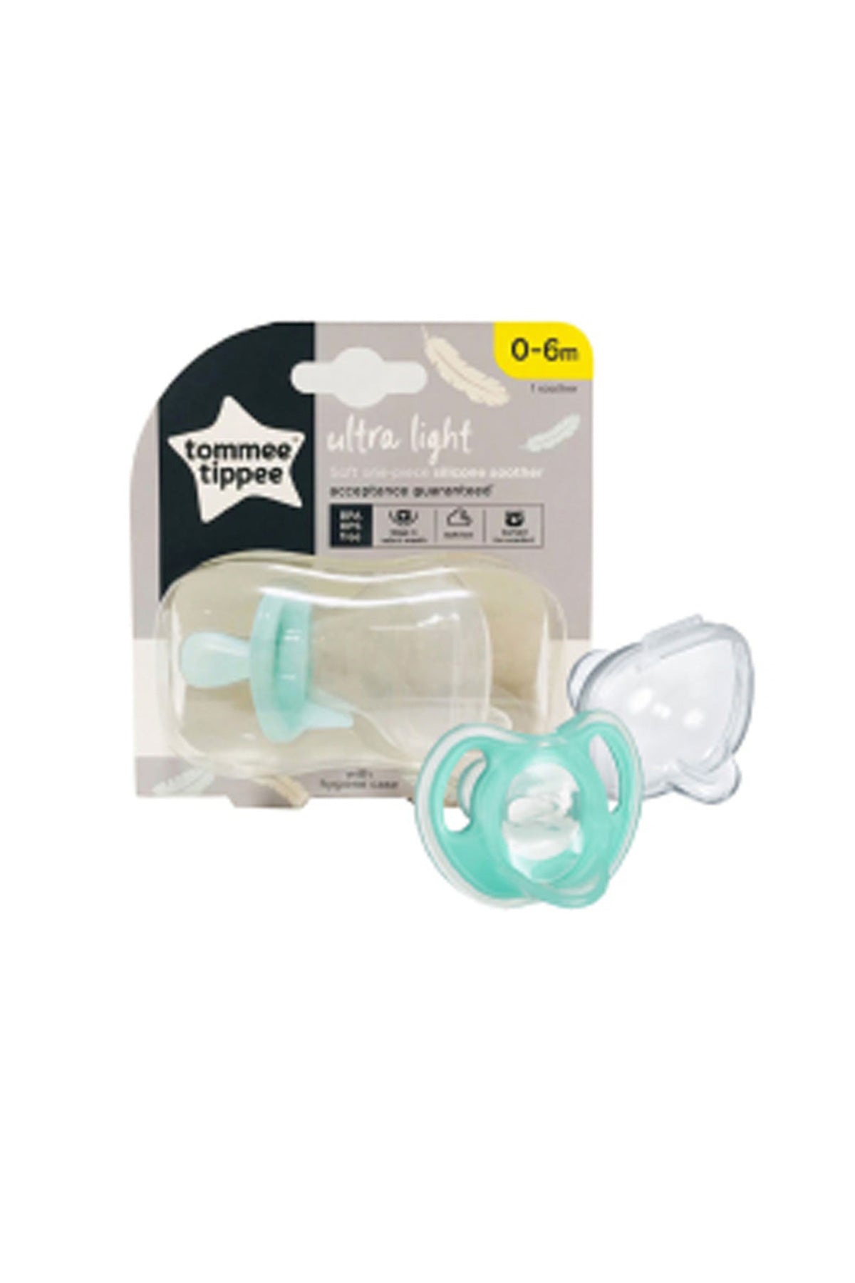 Tt - Silicone Soother 0-6M Single New In 3Rd Qtr