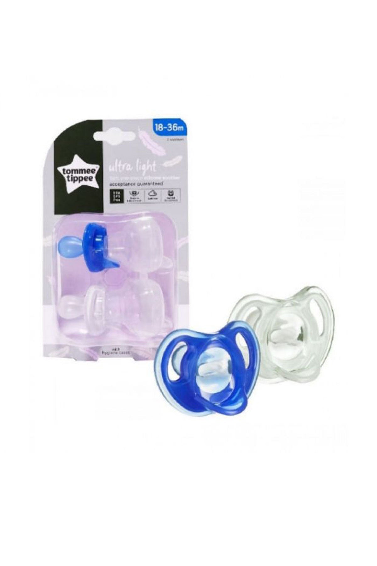 Tt - Silicone Soother 18-36 Twin New In 3Rd Qtr